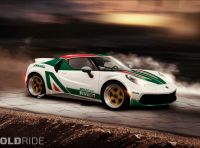 Lancia Stratos il rendering su base Alfa Romeo 4C