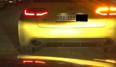 Audi Gialla carbonizzata a Treviso: i tre malviventi ancora in fuga