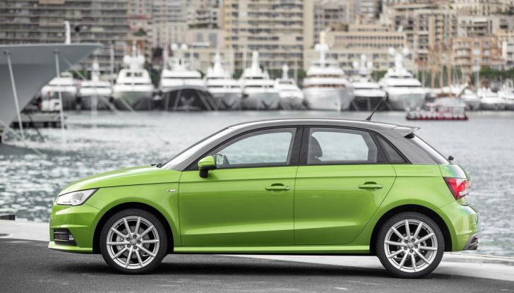 audi a1 sportback laterale