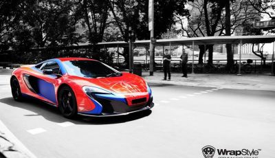 McLaren 650S in versione Spider Man