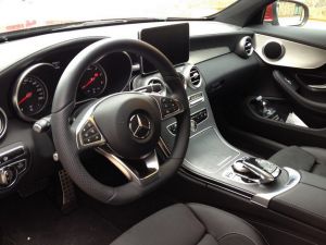 Gli interni della Classe C Coupè.