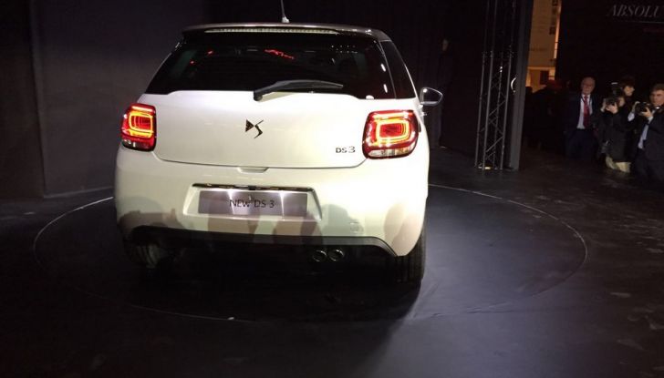 ds3 restyling parigi 2016 posteriore