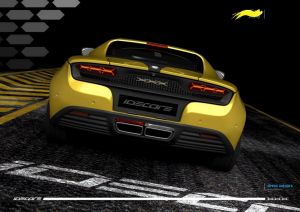 Il posteriore della Fiat XXX Concept.