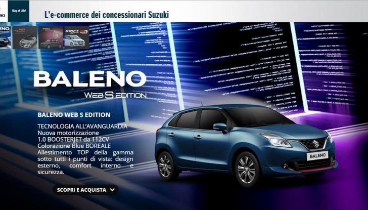 Acquistare online l’auto sul Web Store Suzuki - Foto 1 di 4