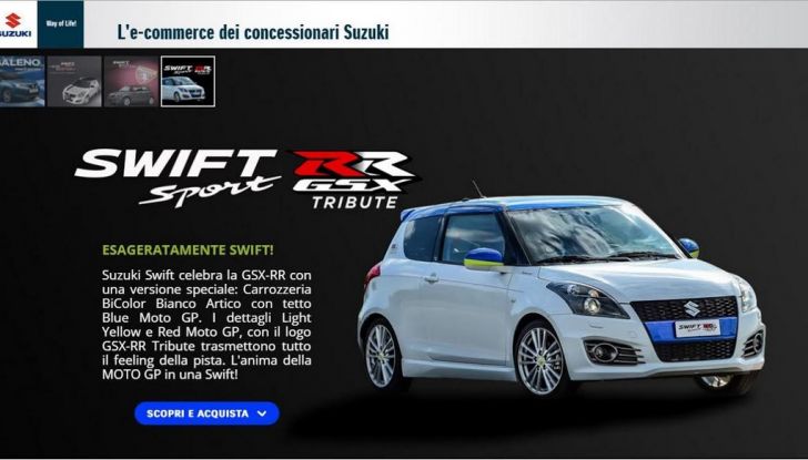 Acquistare online l’auto sul Web Store Suzuki - Foto 3 di 4