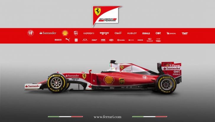 Ferrari Formula 1 2016: ecco la Ferrari SF16-H che punta al titolo mondiale - Foto 2 di 7