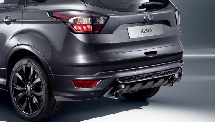 Nuova Ford Kuga, profilo posteriore.