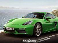 Porsche 718 Cayman S rendering