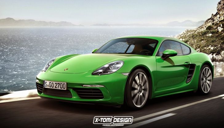 Porsche 718 Cayman S rendering - Foto 1 di 8