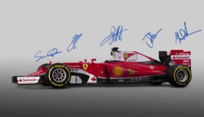 Formula1: Presentazione live della monoposto Ferrari in diretta