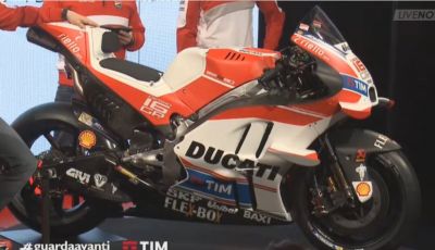 Ducati MotoGP 2016: La presentazione live della Desmosedici GP a Borgo Panigale