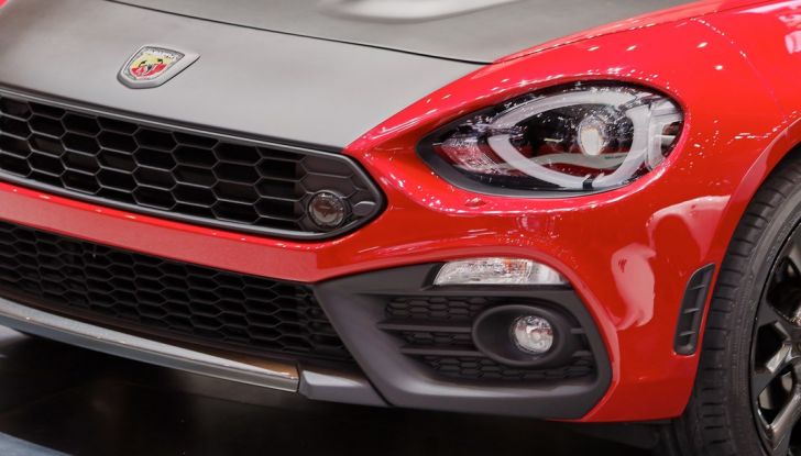 abarth 124 spider dettaglio anteriore
