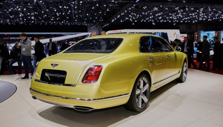 Bentley Mulsanne Speed live ginevra 2016