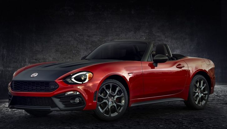 Fiat 124 Spider Elaborazione Abarth, 3/4 frontale laterale sinistra.