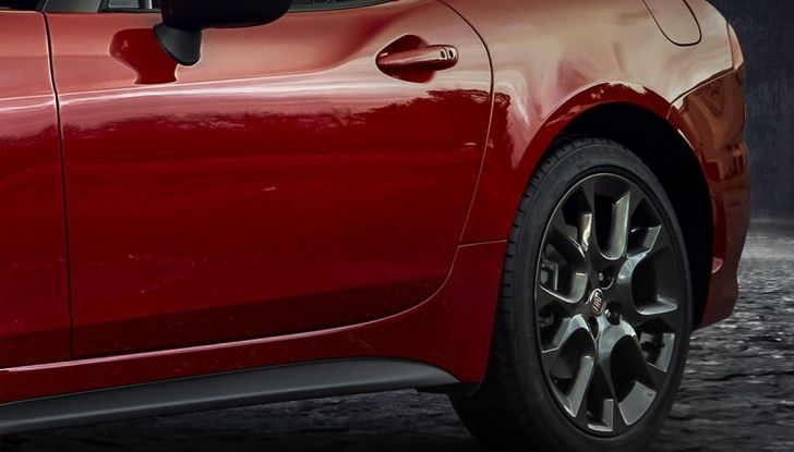 Fiat 124 Spider Elaborazione Abarth, profilo posteriore laterale.