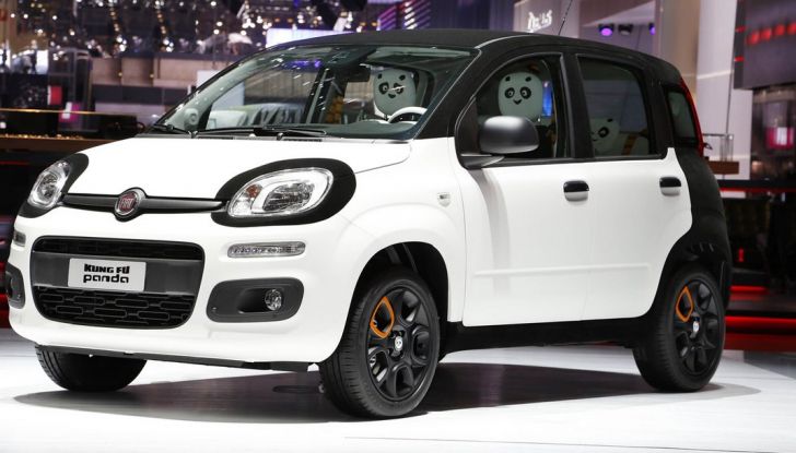 Fiat Kung Fu Panda, presentata al Salone di Ginevra 2016., vista 3/4 frontale laterale.