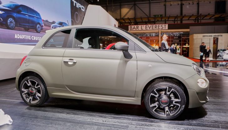 Fiat 500S, al Motor Show di Ginevra.