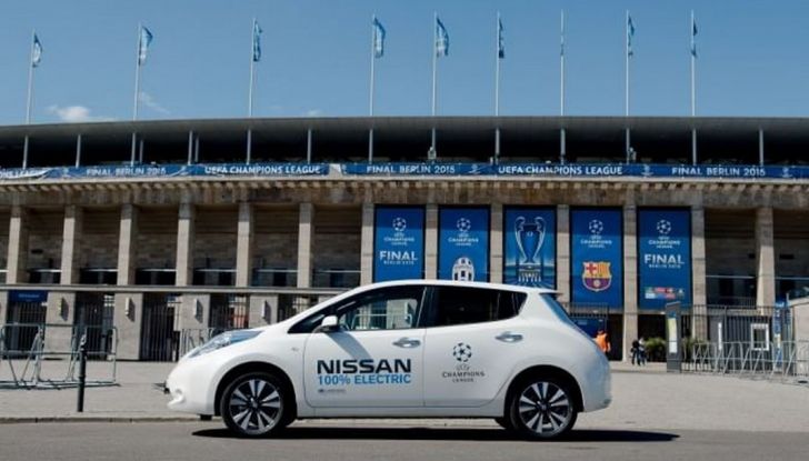 Finale UEFA Champions League: in campo anche 100 Nissan elettriche - Foto 1 di 7