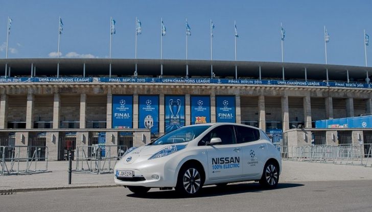 Finale UEFA Champions League: in campo anche 100 Nissan elettriche - Foto 2 di 7