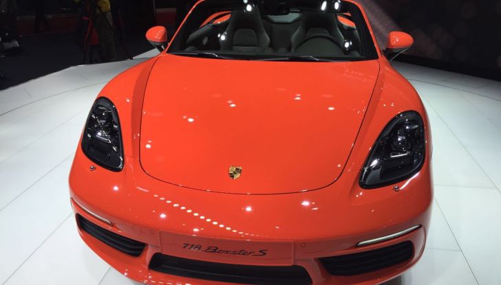 Nuova Porsche 718 Boxter live Ginevra 2016