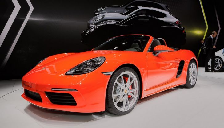 Nuova Porsche 718 Boxter live Ginevra 2016