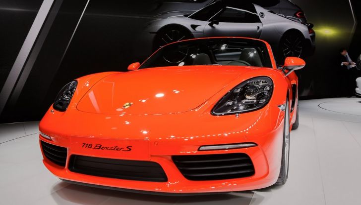 Nuova Porsche 718 Boxter live Ginevra 2016