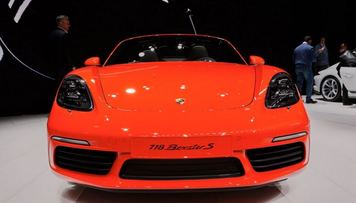 Nuova Porsche 718 Boxter live Ginevra 2016