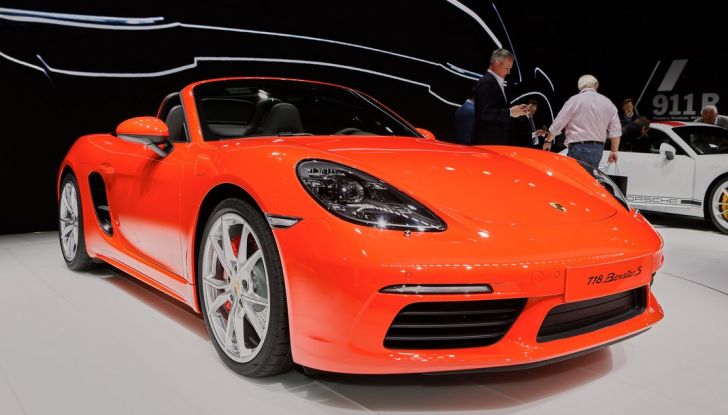 Nuova Porsche 718 Boxter live Ginevra 2016