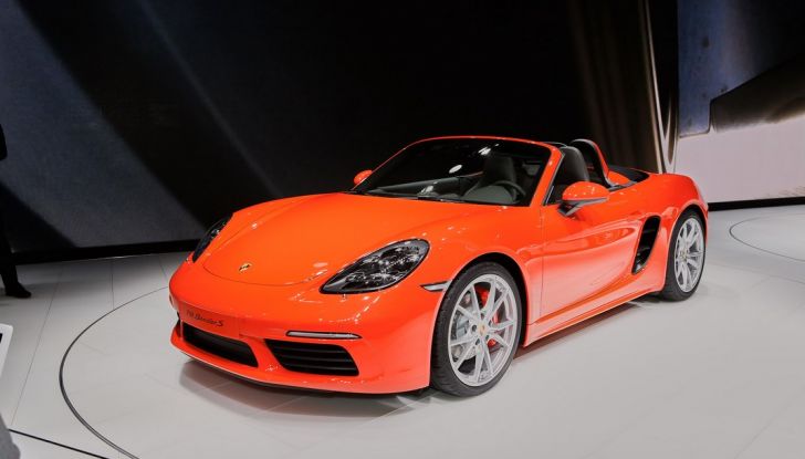 Porsche 718 Boxter S live ginevra 2016