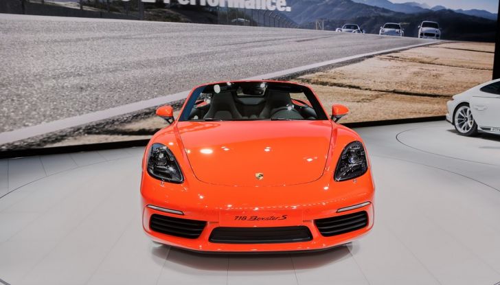 Nuova Porsche 718 Boxter live Ginevra 2016