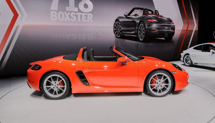 Nuova Porsche 718 Boxter live Ginevra 2016