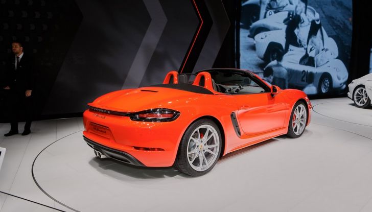 Nuova Porsche 718 Boxter live Ginevra 2016