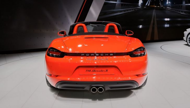 Nuova Porsche 718 Boxter live Ginevra 2016
