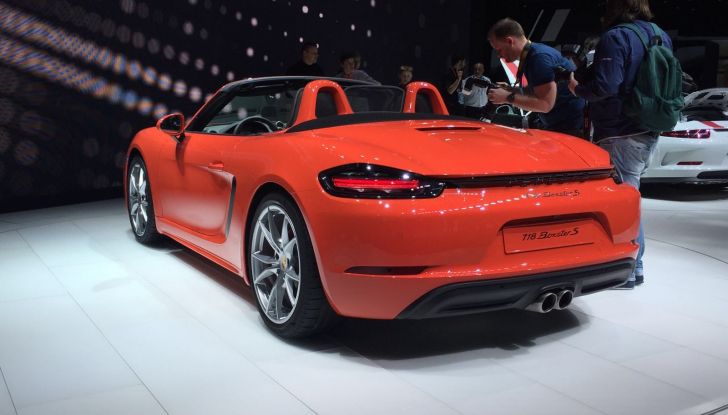 Nuova Porsche 718 Boxter live Ginevra 2016