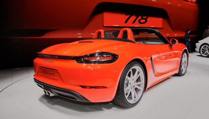 Nuova Porsche 718 Boxter live Ginevra 2016