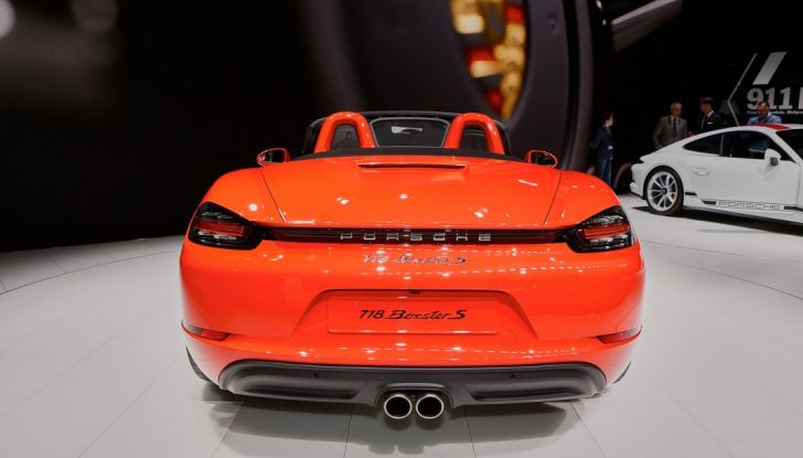 Nuova Porsche 718 Boxter live Ginevra 2016