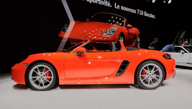 Nuova Porsche 718 Boxter live Ginevra 2016