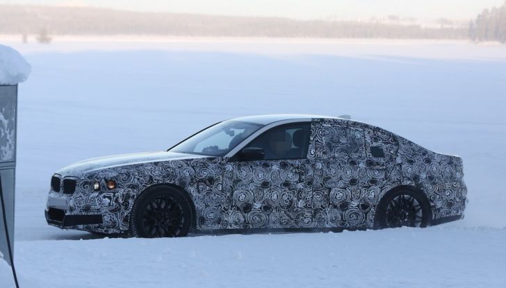 bmw m5 foto spia test invernali 2016 (14)