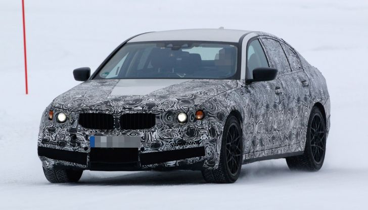 bmw m5 foto spia test invernali 2016 (3)