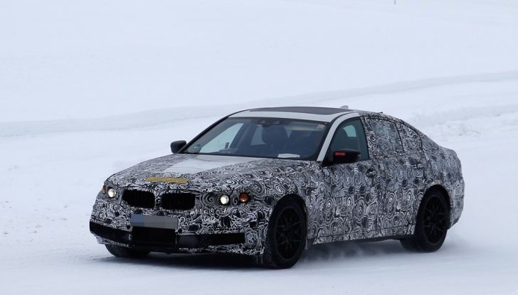 bmw m5 foto spia test invernali 2016 (4)