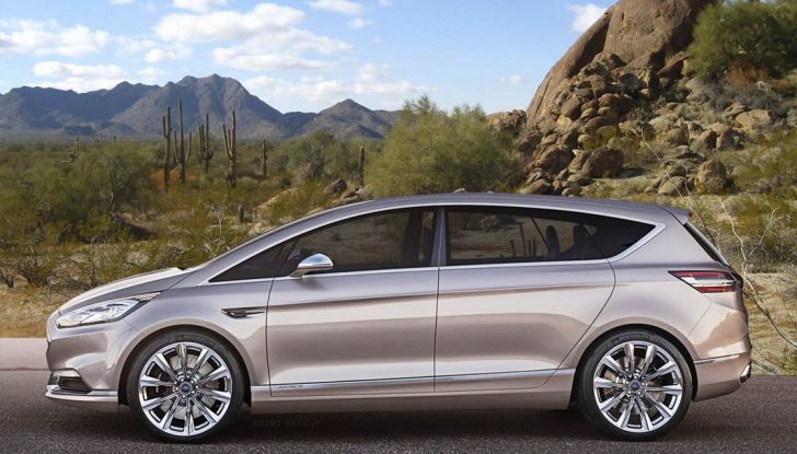 Ford S-Max Vignale, fiancata sinistra.