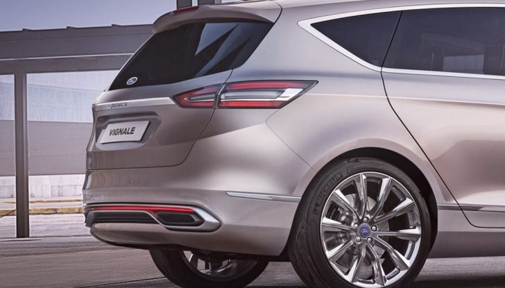Ford S-Max Vignale, profilo posteriore.