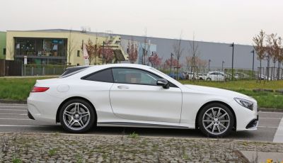 Mercedes AMG S63 Coupe, foto spia di un prototipo misterioso