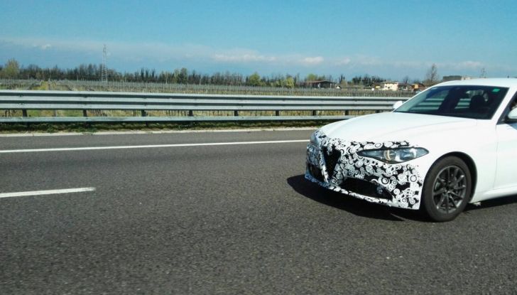 Nuova Alfa Romeo Giulia, i test su strada