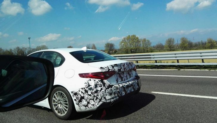 Nuova Alfa Romeo Giulia, i test su strada