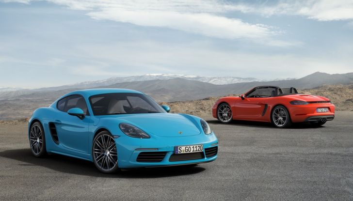 Nuova Porsche 718 Cayman con motore centrale a quattro cilindri turbo - Foto 11 di 11