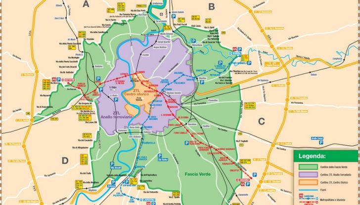 Roma blocco traffico maratona