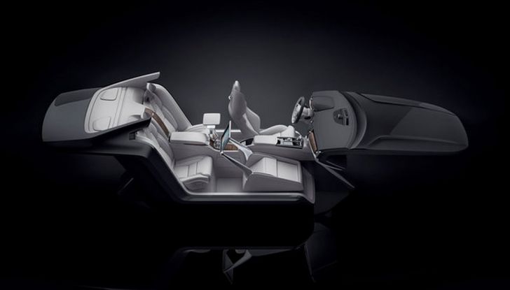 Volvo Lounge Console, l’abitacolo si trasforma in salotto - Foto 3 di 12