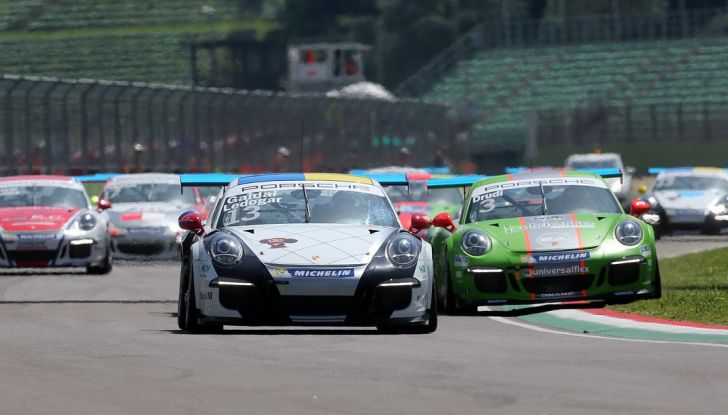 Carrera Cup Italia: Una vittoria a testa per Ledogar e Drudi nelle prime due gare di Imola - Foto 2 di 9