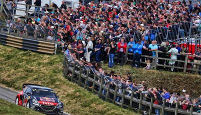 Mondiale Rallycross, podio Peugeot